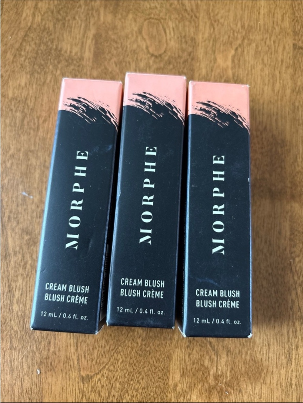 Morphe Cream Blush bundle of 3